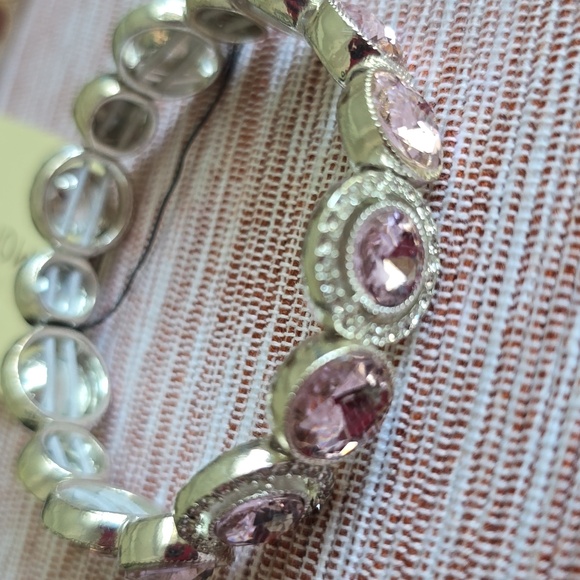 LIZ MONET MIXIT BRANDS WOMEN'S FASHION JEWELRY BUNDLE OF PINK STRETCH BRACELETS - Picture 3 of 6